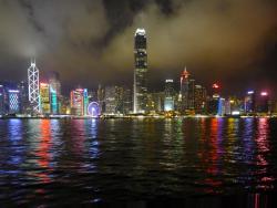Die fantastische Skyline von Hongkong.